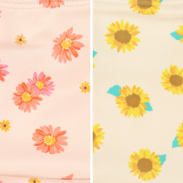 🇯🇵預訂 日本直送🇯🇵兩色花卉滿印荷葉邊分體泳衣