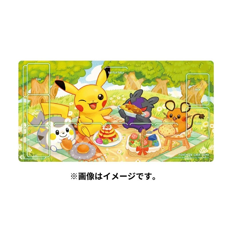 PTCG 寶可夢橡膠對戰桌墊 【比卡超 & 莫魯貝可】