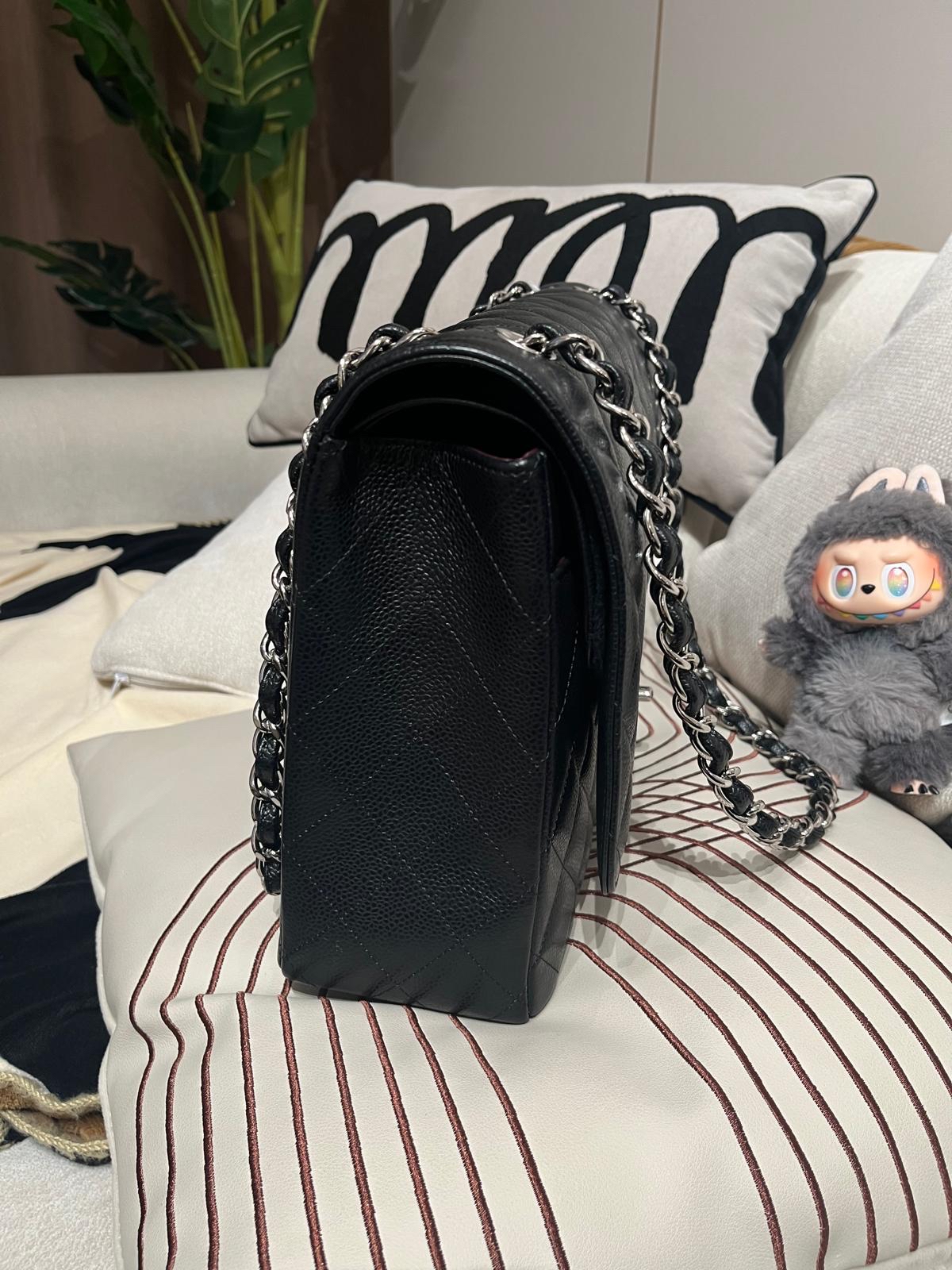 Chanel classic flap 30cm,jumbo, A58600 cf30 100%Authentic ,98%new ✅19card ✅塵袋✅box 