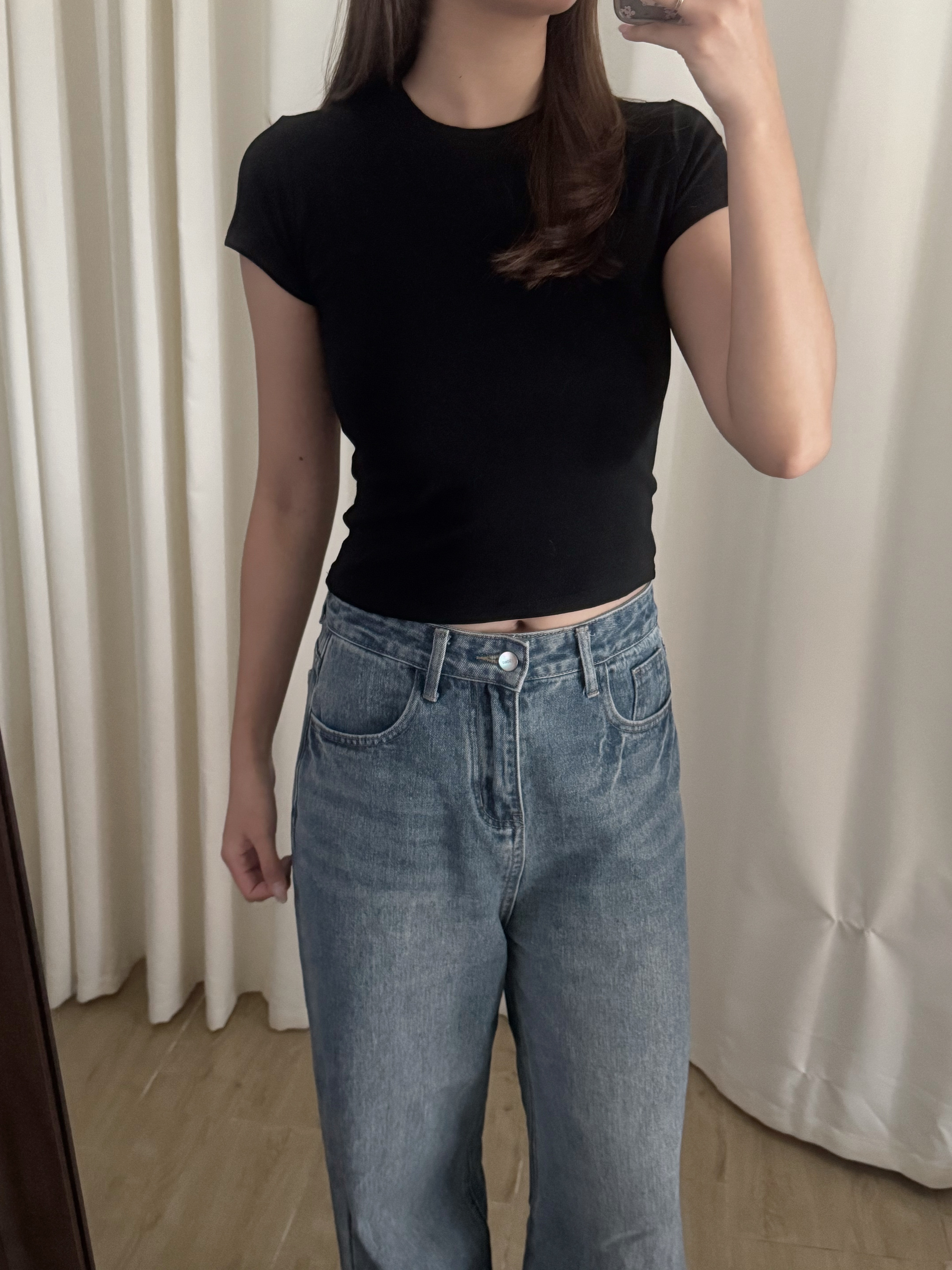 [包2色優惠！$278/2件]簡約親膚圓領短袖上衣