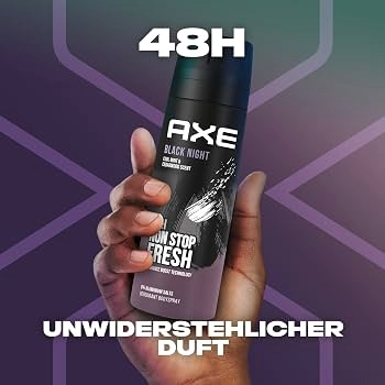 AXE Deodorant Body Spray Black Night 150ml