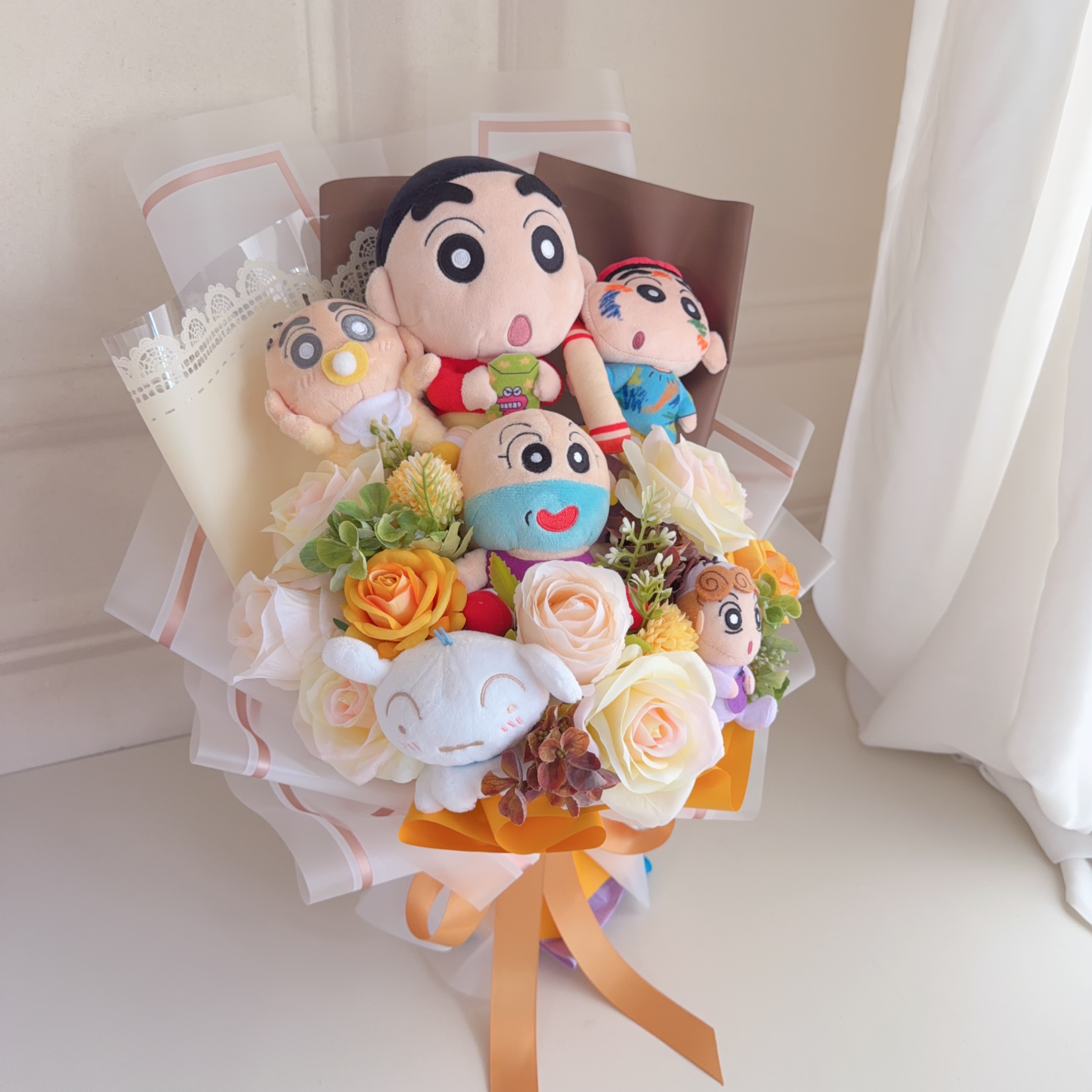 (現貨) 小新公仔花