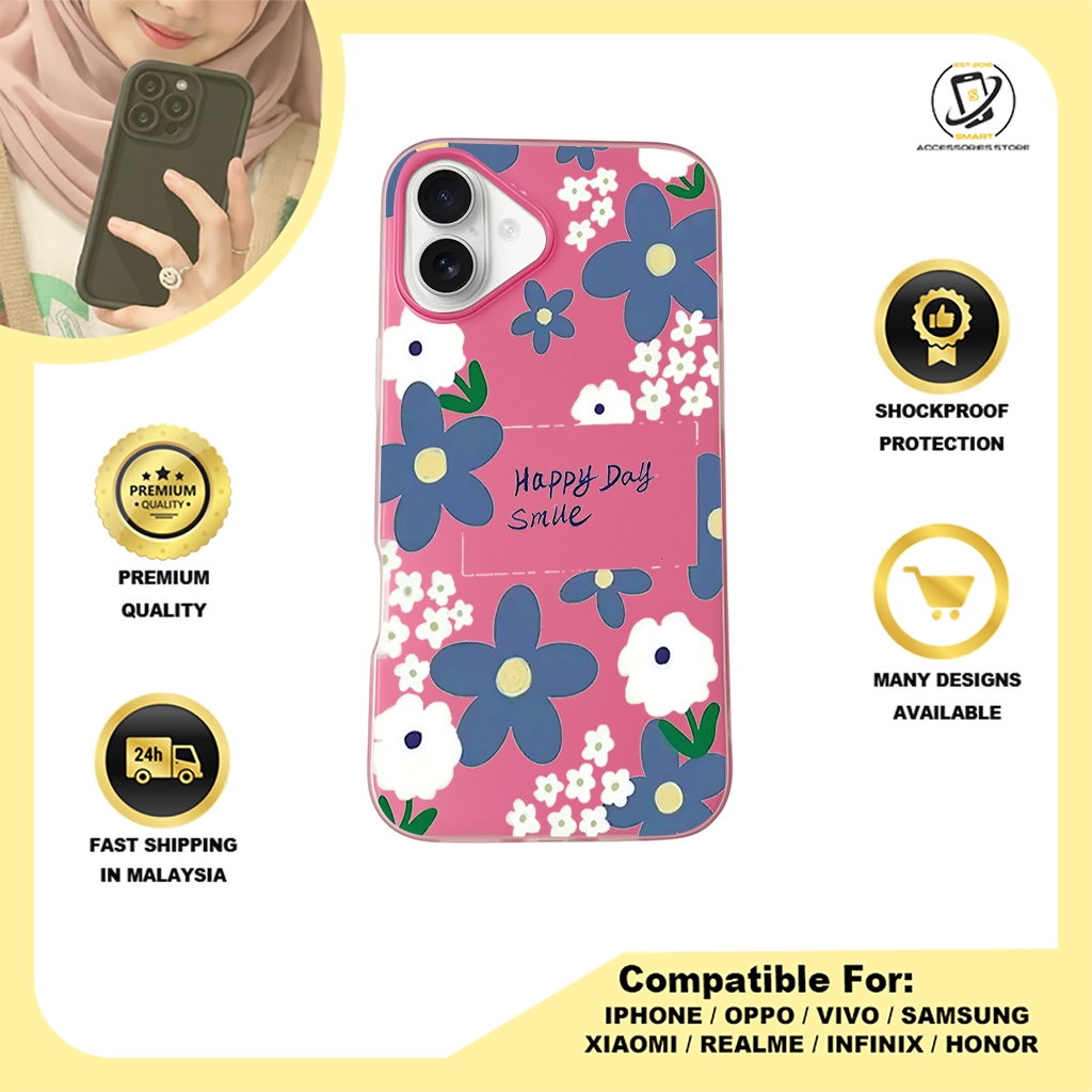 JELLY CASE PHONE FOR IPHONE - DESIGN FLOWER O