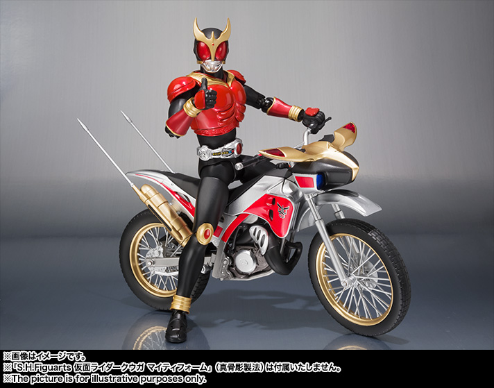 (行版) Bandai S.H.Figuarts 幪面超人古迦 電單車 三角追跡者 2000 SHF Kamen Rider Kuuga Try Chaser 2000 (2015)