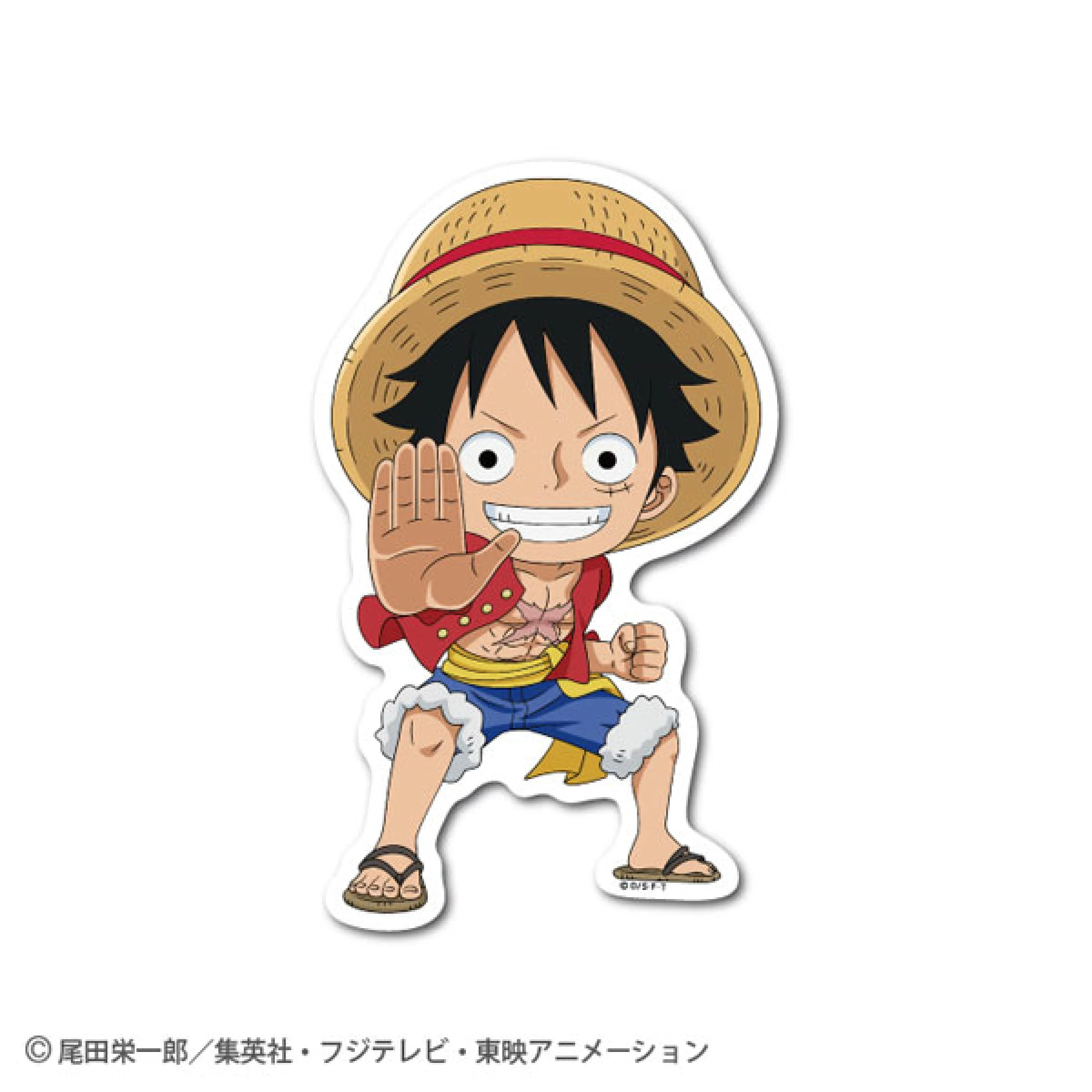 海賊王貼紙 - 路飛角色