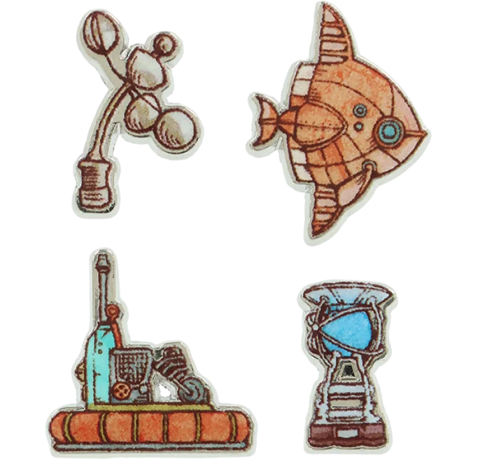 【預訂】DisneySea 25th Jubilee Locket - Sparkling pieces (Port Discovery)