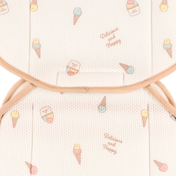 🇯🇵預訂 日本直送🇯🇵雪糕印花網眼嬰兒車車墊附冷凍包