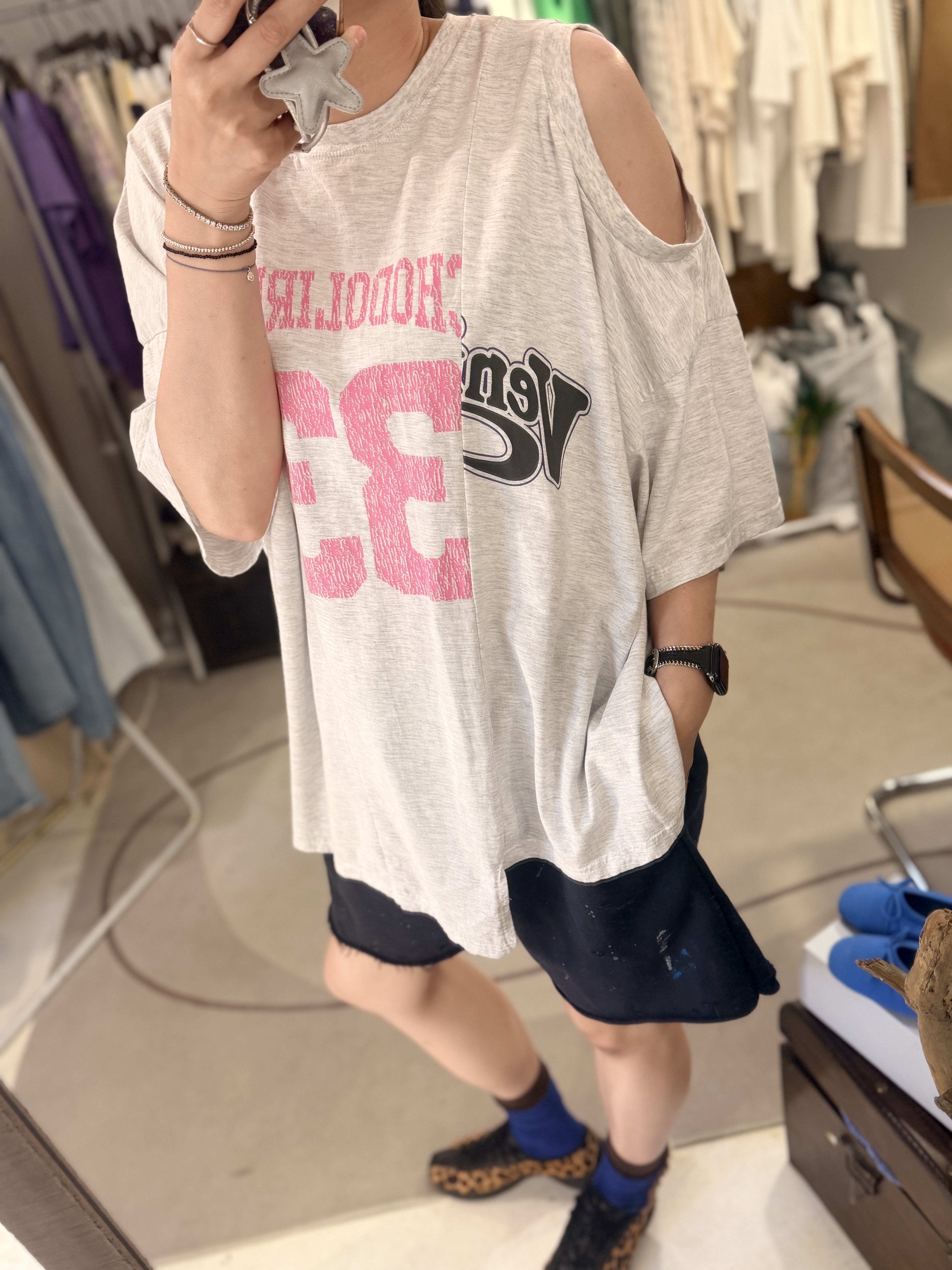 33 printed loose tee