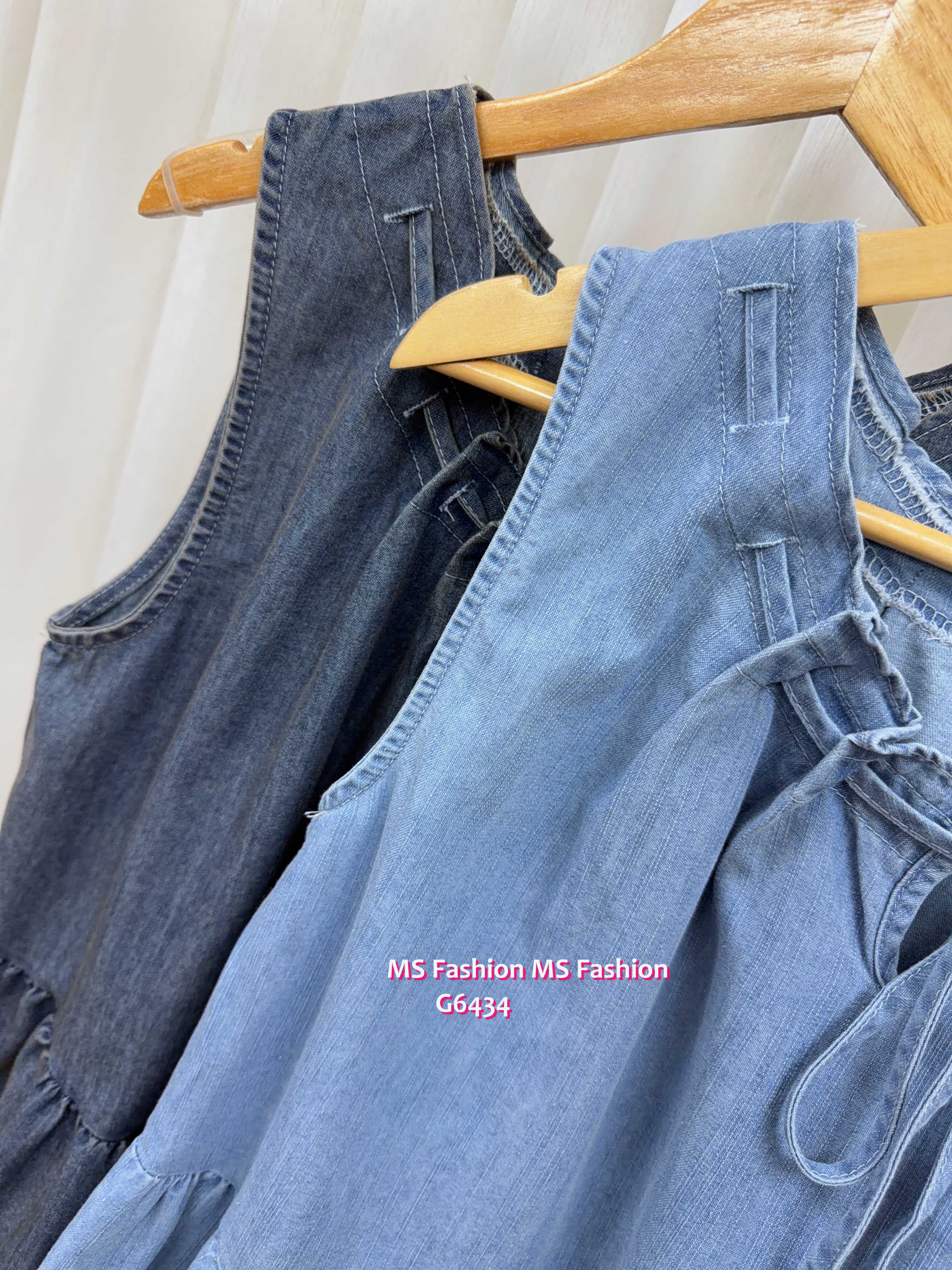 G6434 牛仔娃娃top