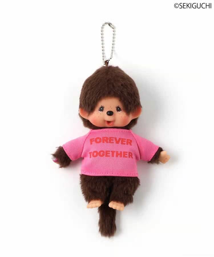 Monchhichi 蒙奇奇掛飾公仔 3款可選 粉紅、粉紫、粉黃