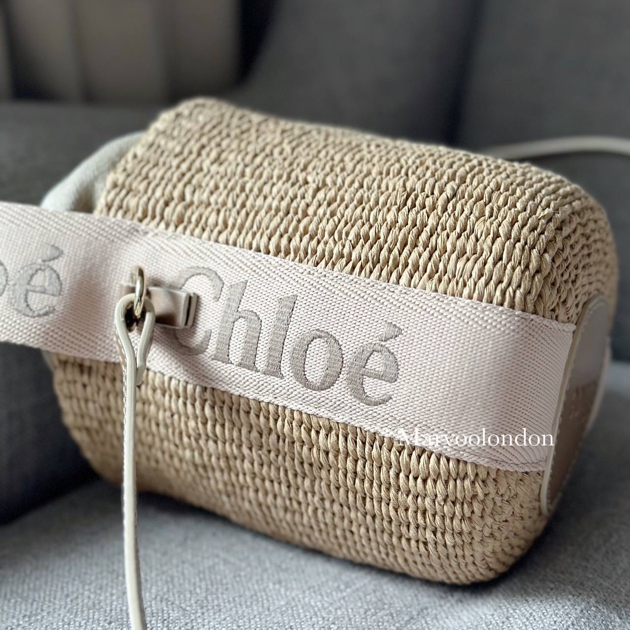 限時優惠✨訂貨❤️Chloe woody basket 🔖Color : Blushy Beige