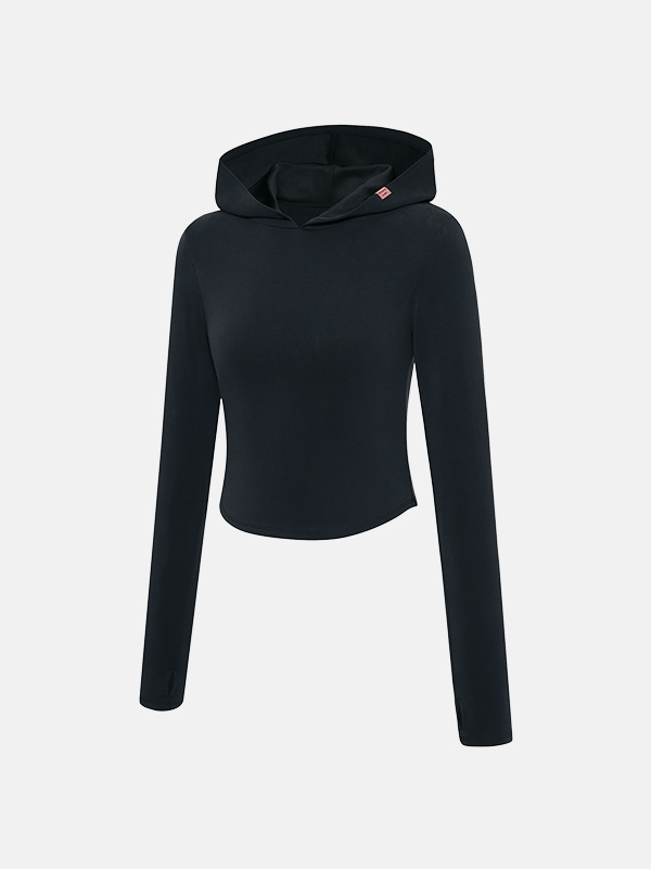  【防風韓系Hoodie】預購_Reflow Crop Hoodie by Grandeline