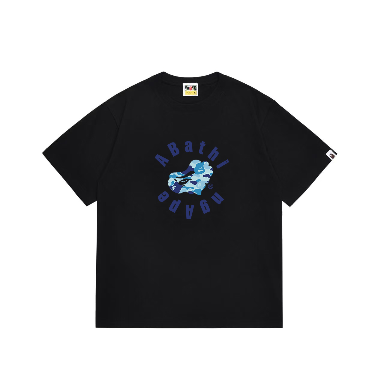 BAPE ABC Camo Heart Ape Tee