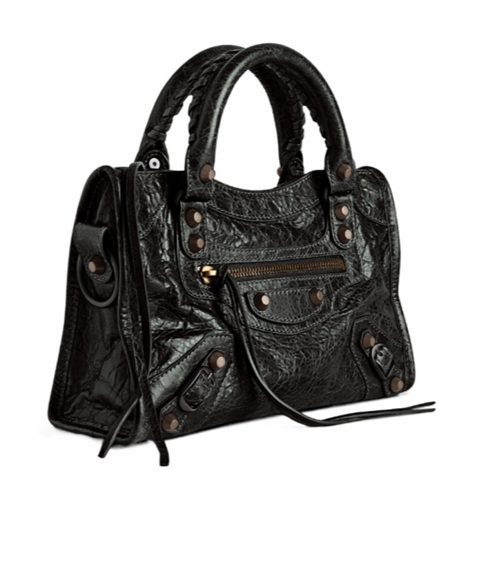 Balenciaga 女士 Le City 迷你拉鍊單肩包均碼碼MINI、23.8cm*6.3cm*16cm