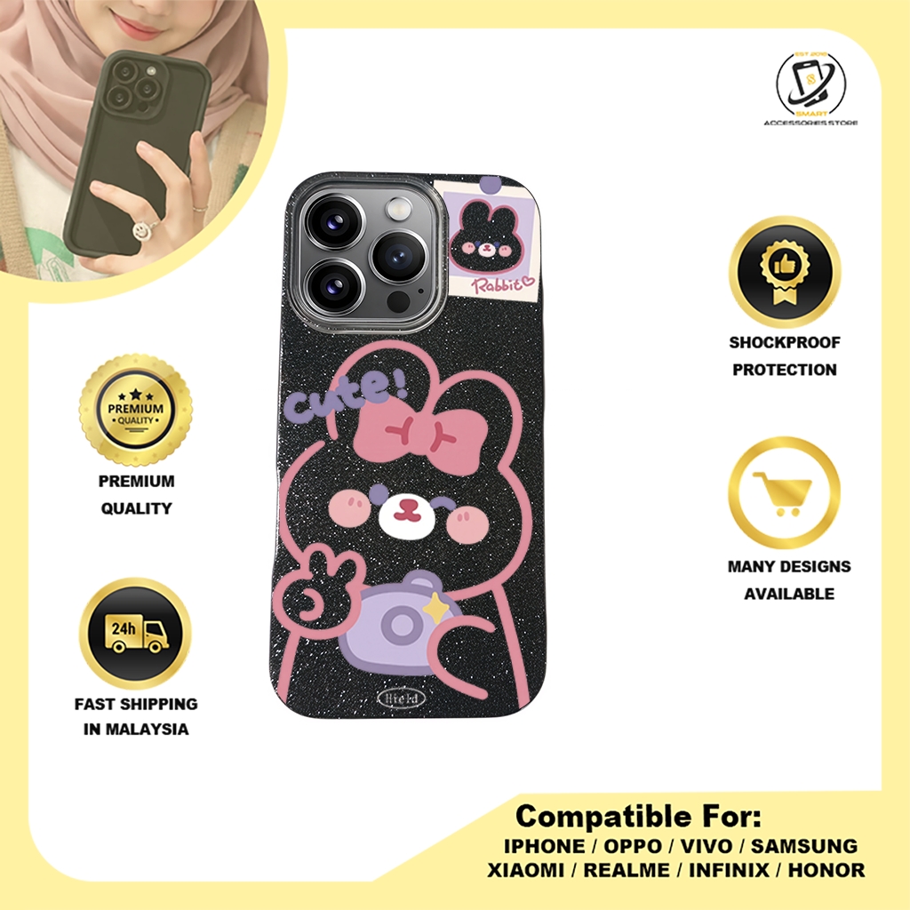 BLING CASE PHONE FOR IPHONE - DESIGN RABBIT A