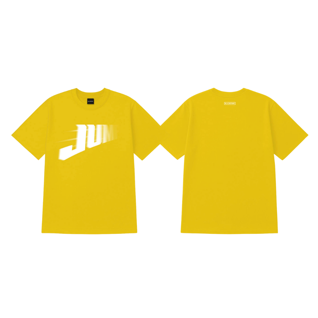 BLACKPINK - [JUMP] BLACKPINK T-SHIRT - YELLOW - OVERSIZED FIT