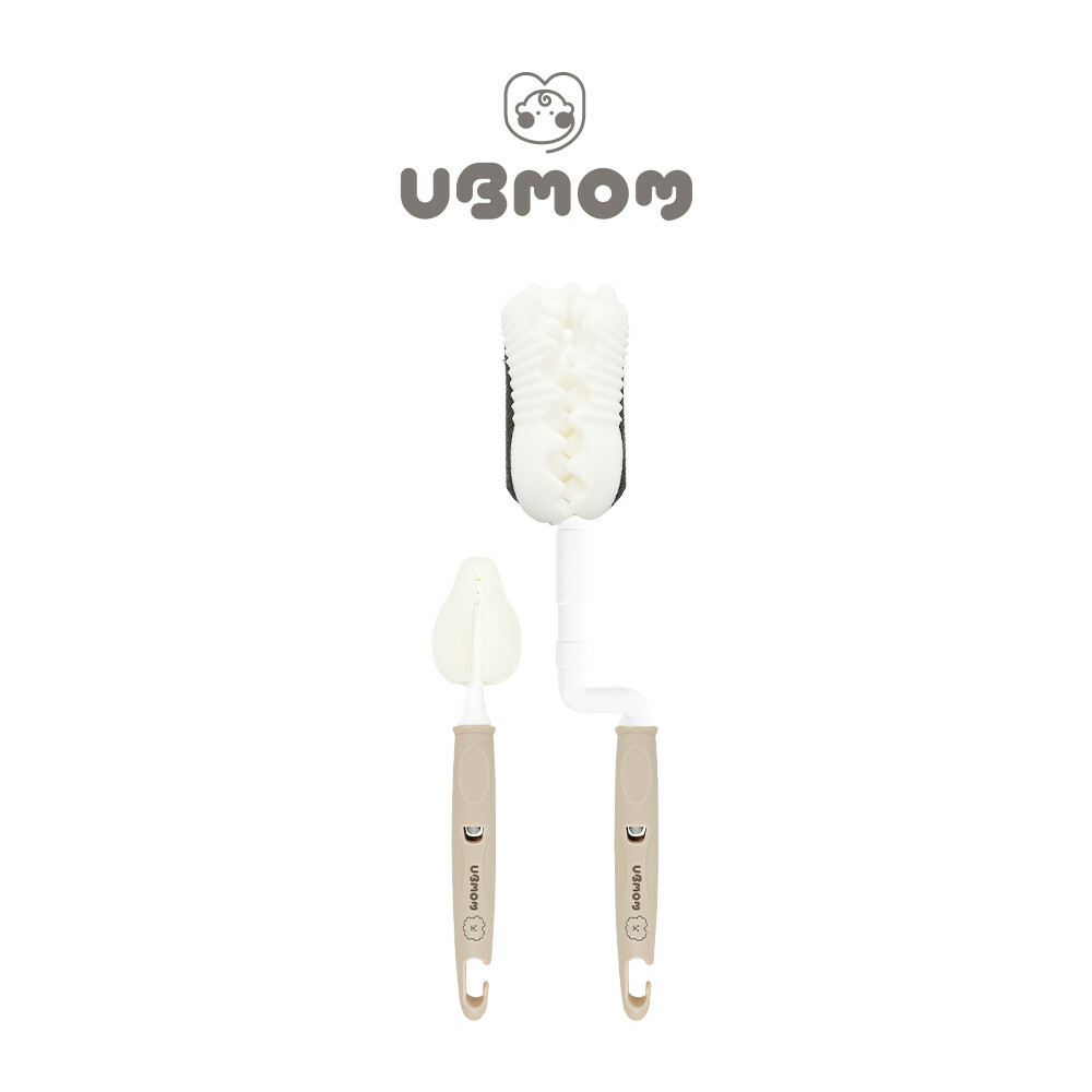 UBMOM 德國過濾泡沫海綿清潔刷套裝（2件套）