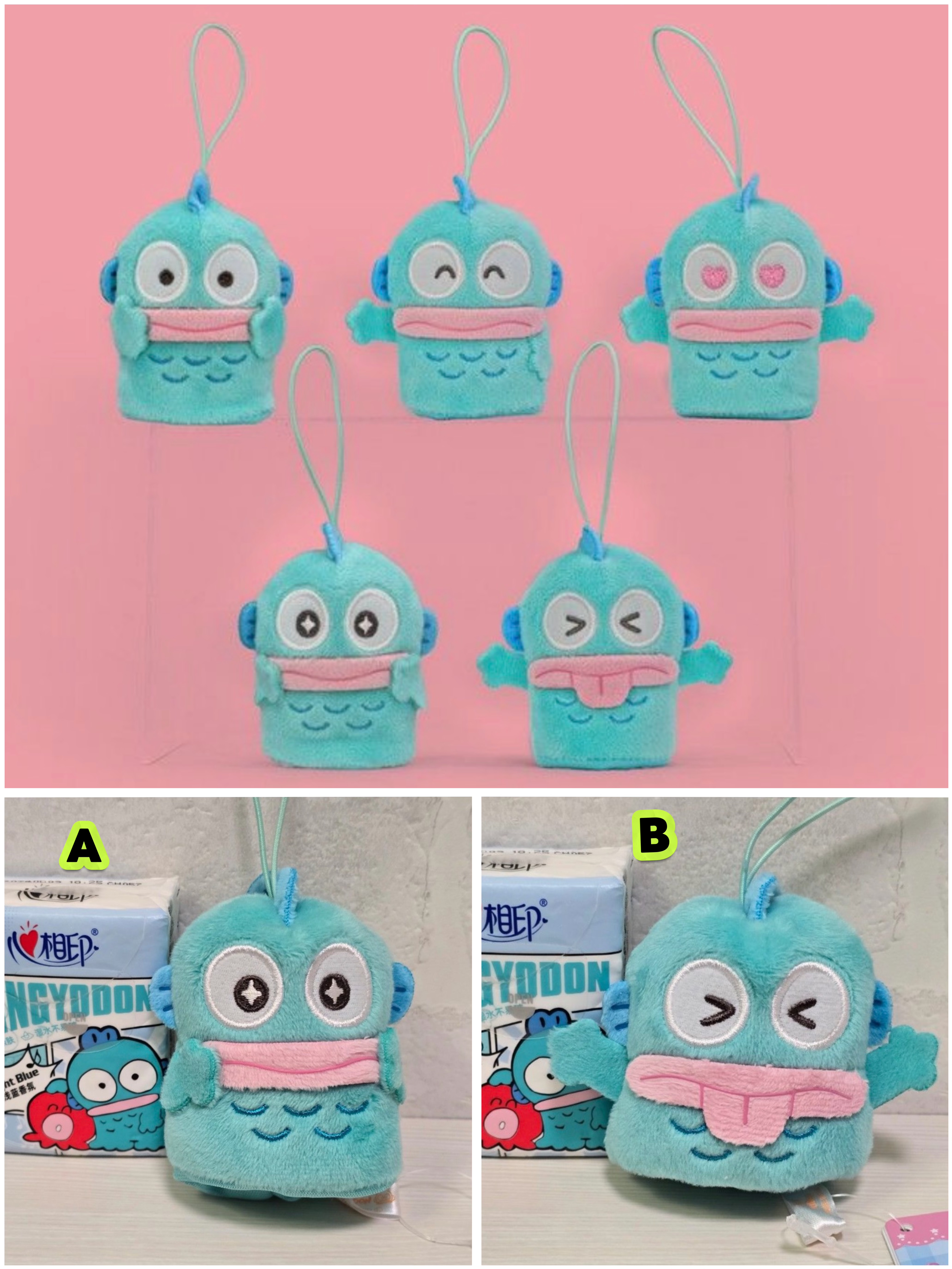 ☆現貨☆Sanrio 指尖娃娃水怪/人魚漢頓公仔吊飾