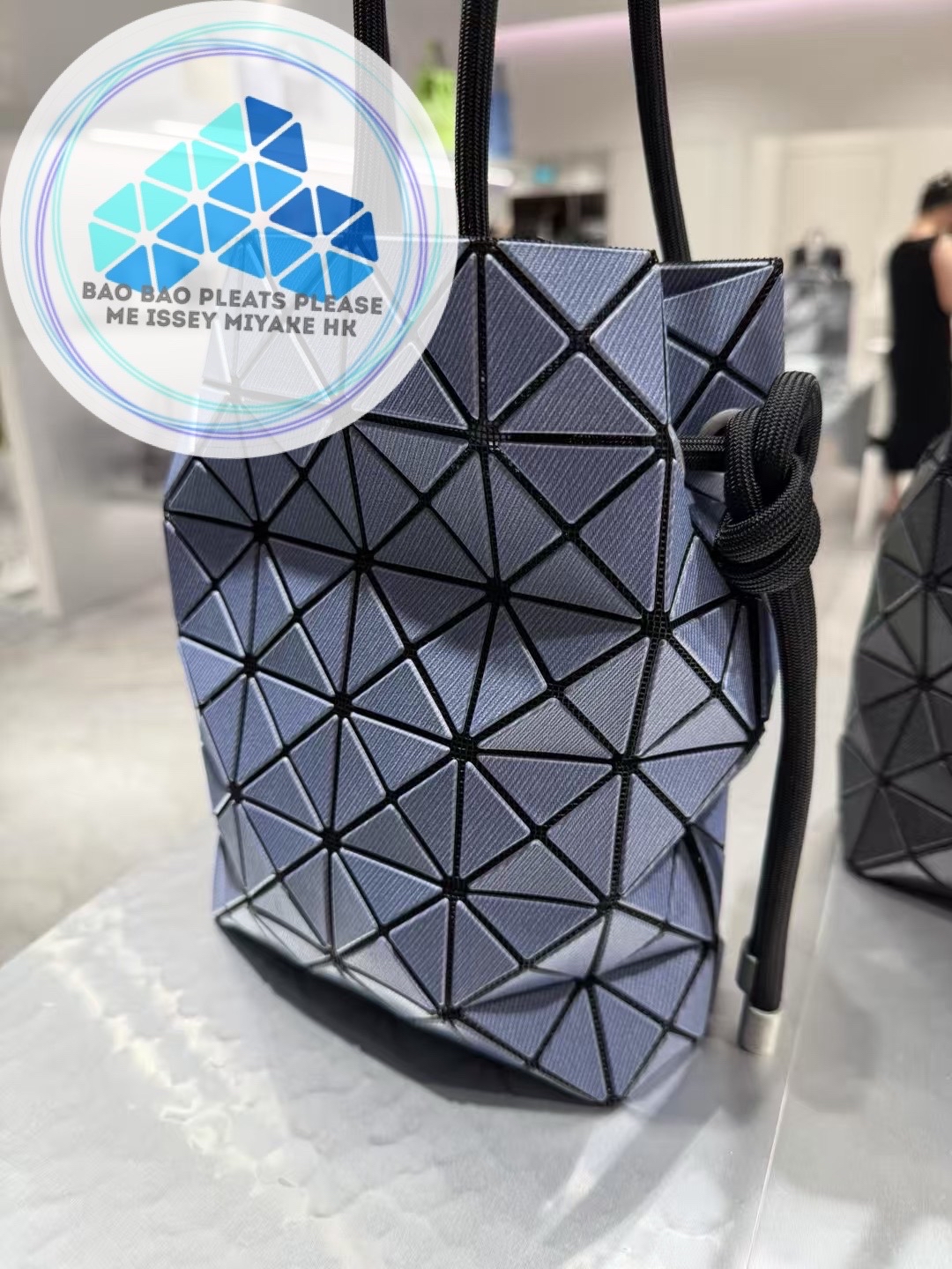 BAO BAO WRING DENIM仿牛仔紋束口索繩斜孭袋drawstrings crossbody bag