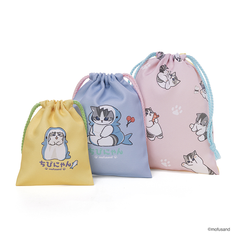 日本預訂📍日本Mofusand圖案索繩袋套裝 24/4日本開售