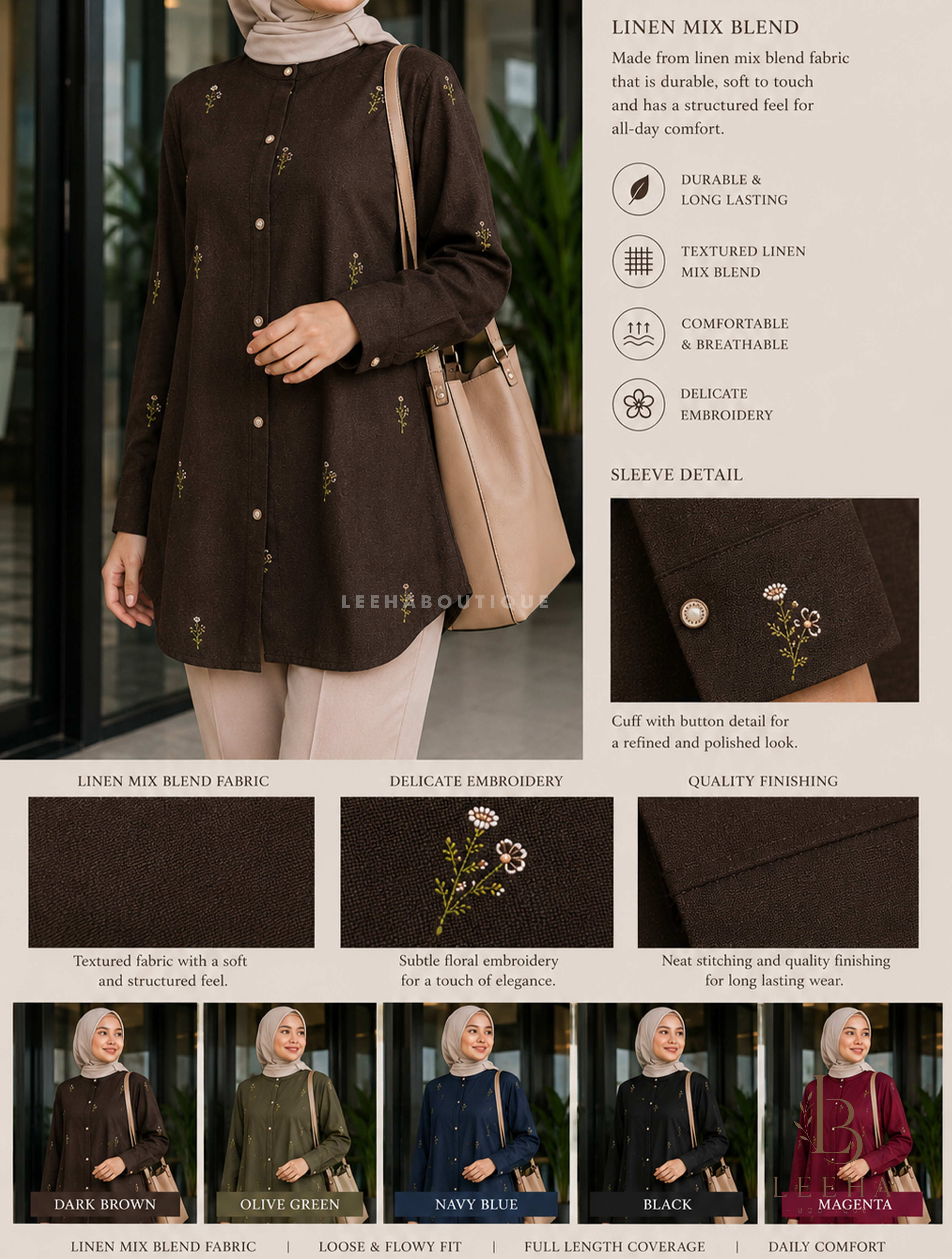 BLOUSE KEMEJA NURIMA