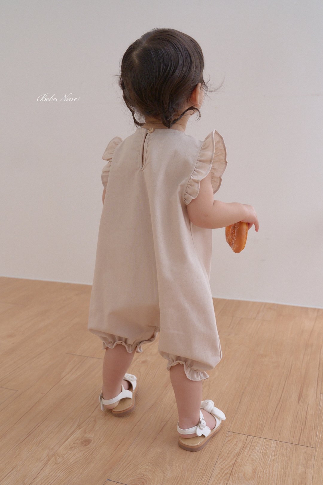 ☀️預訂 韓國直送☀️🇰🇷Bebenine兩色絲帶荷葉邊背心連身服