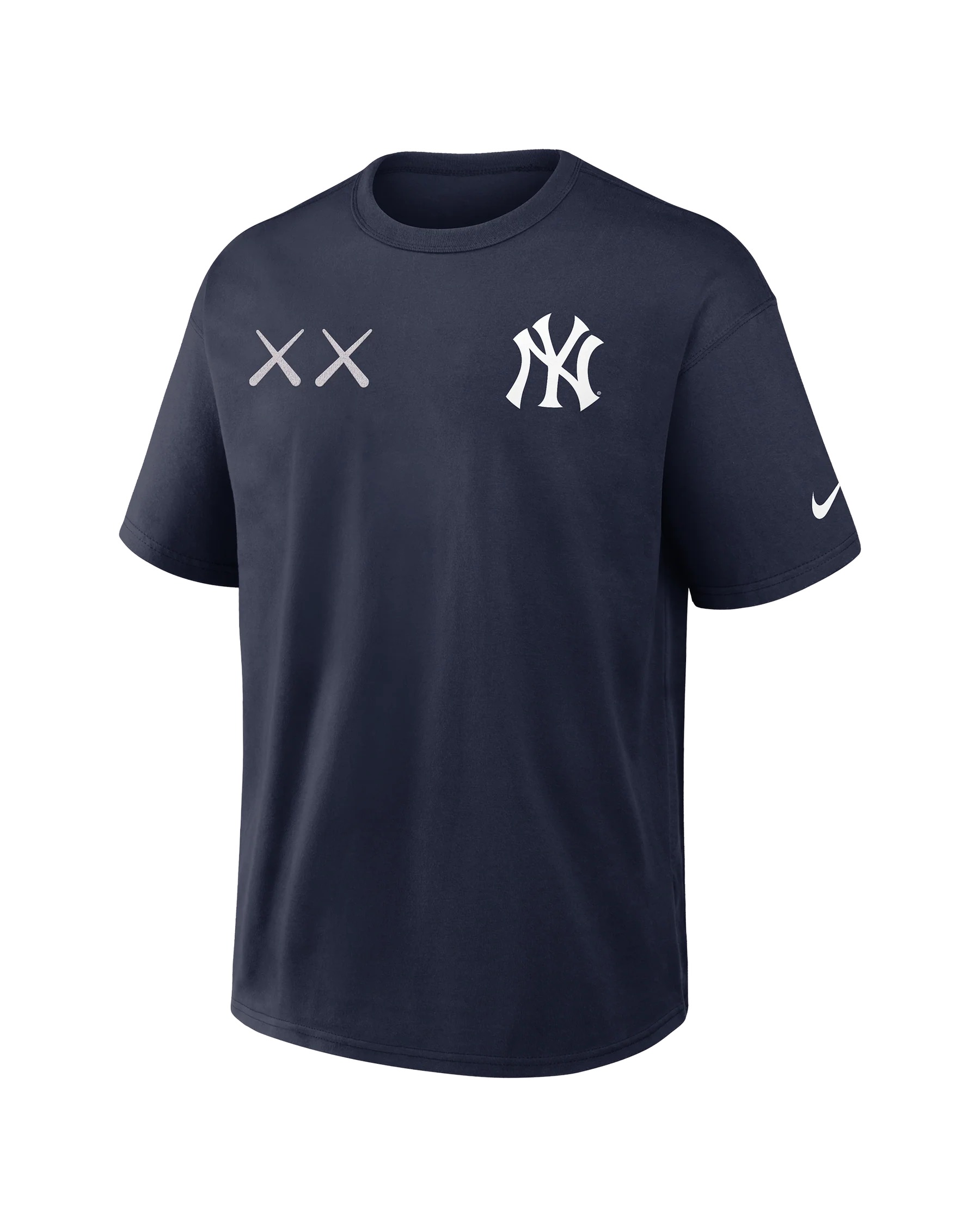 KAWS Men's Nike MLB Fanatics Fest Elevated Max 90 Tee New York Yankees - Collegiate Navy