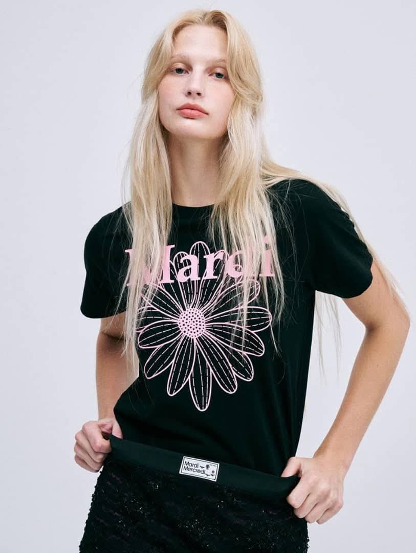 MD04 MARDI: Slim Tshirt Flowermardi