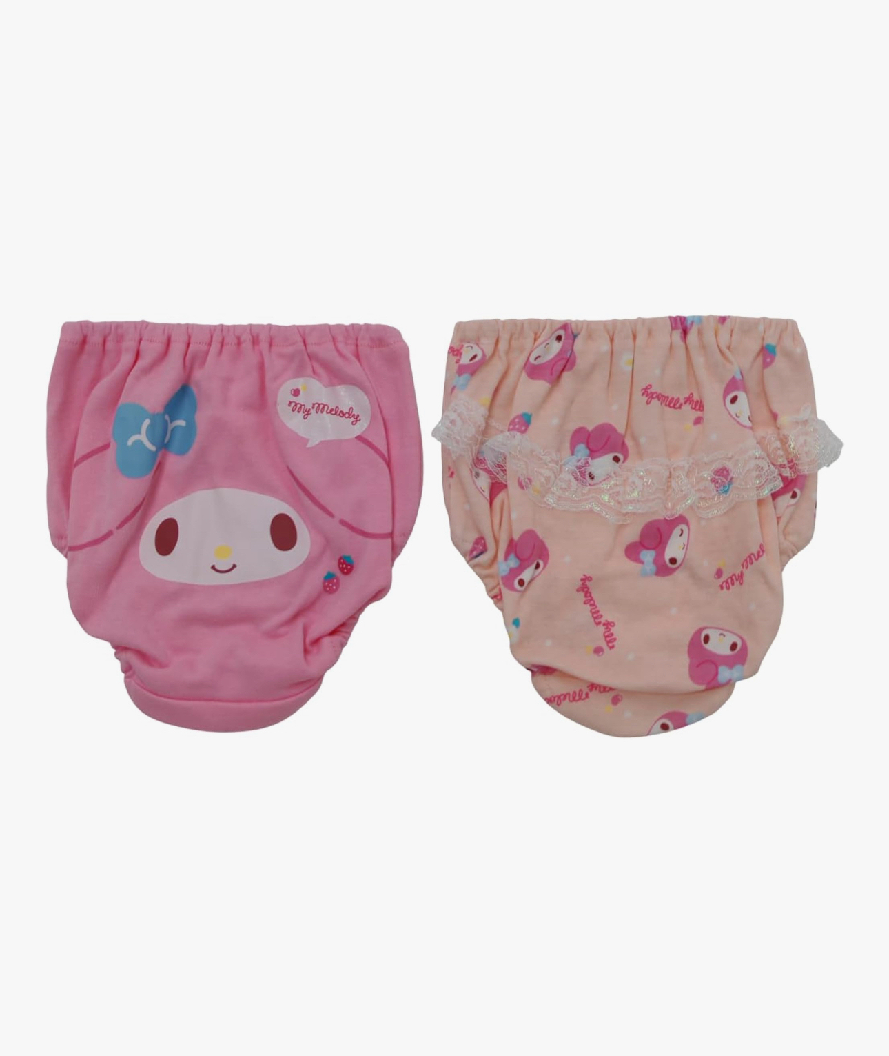 🇯🇵預訂 日本直送🇯🇵My Melody人物滿印絲帶蕾絲女童內褲兩件套裝