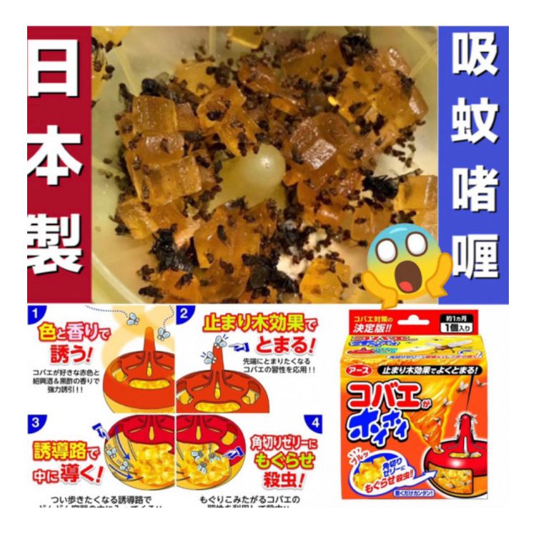 1-2星期到貨❤️日本🇯🇵Earth Chemical吸蚊啫喱