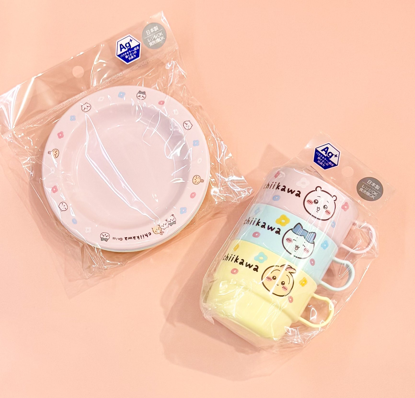 (24/4新品)日本CHIIKAWA 一套三個膠碟