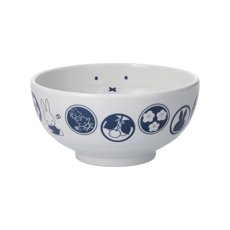 miffy MF限定 陶瓷 和風 烏冬碗 連匙羹
