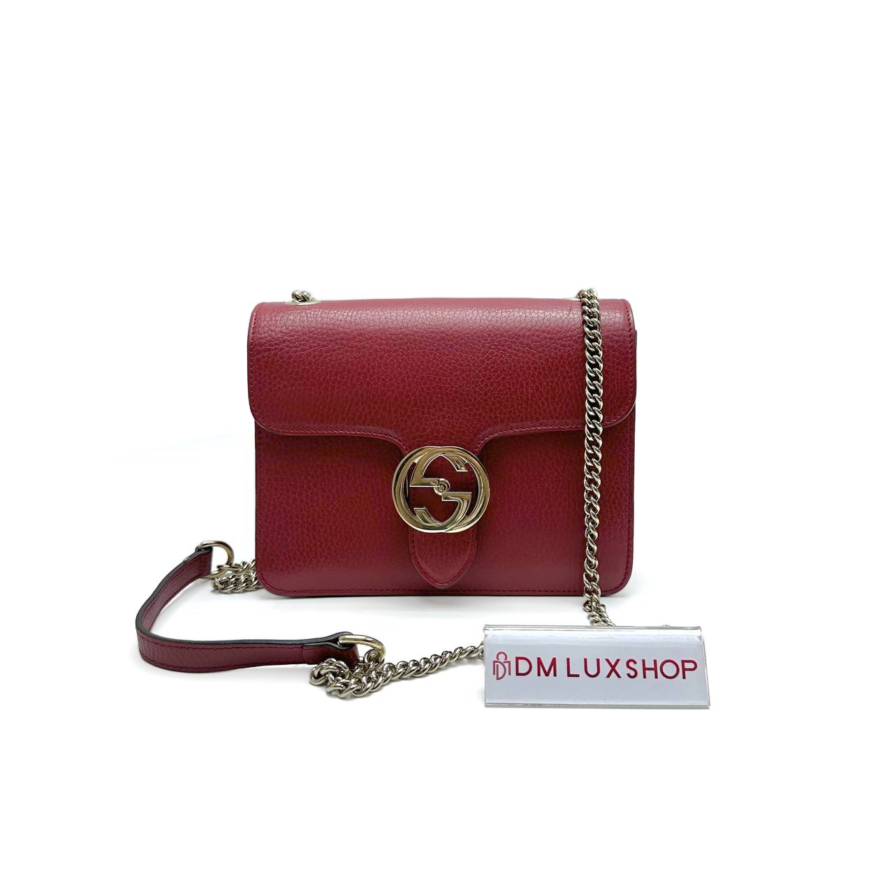 Gucci Red Interlocking GHW