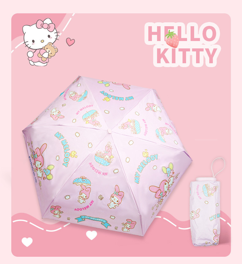 Sanrio輕量防曬晴雨傘- 1把