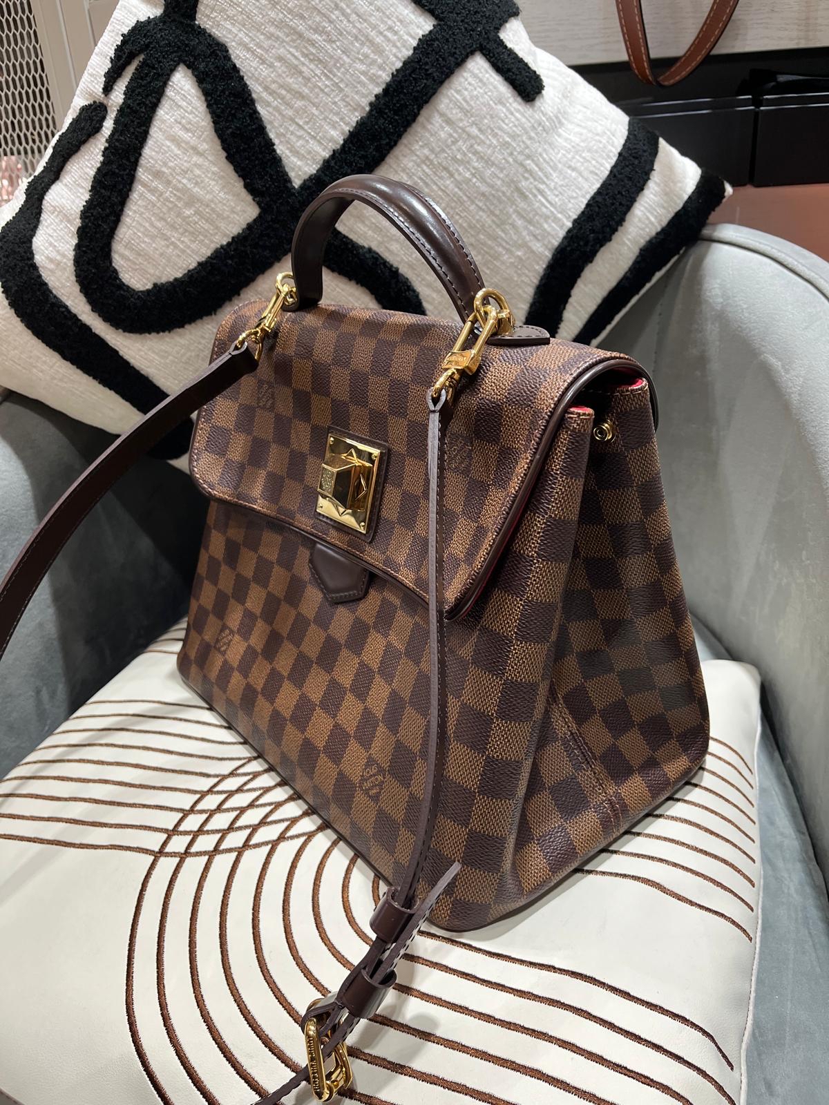 Lv Damier Bergamo MM 2 way bag N41168 ,   100%Authentic, 95%new ✅dust bag  