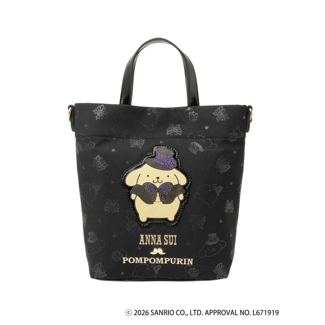 🎀【預訂】Anna Sui x Pompompurin 迷你肩背包