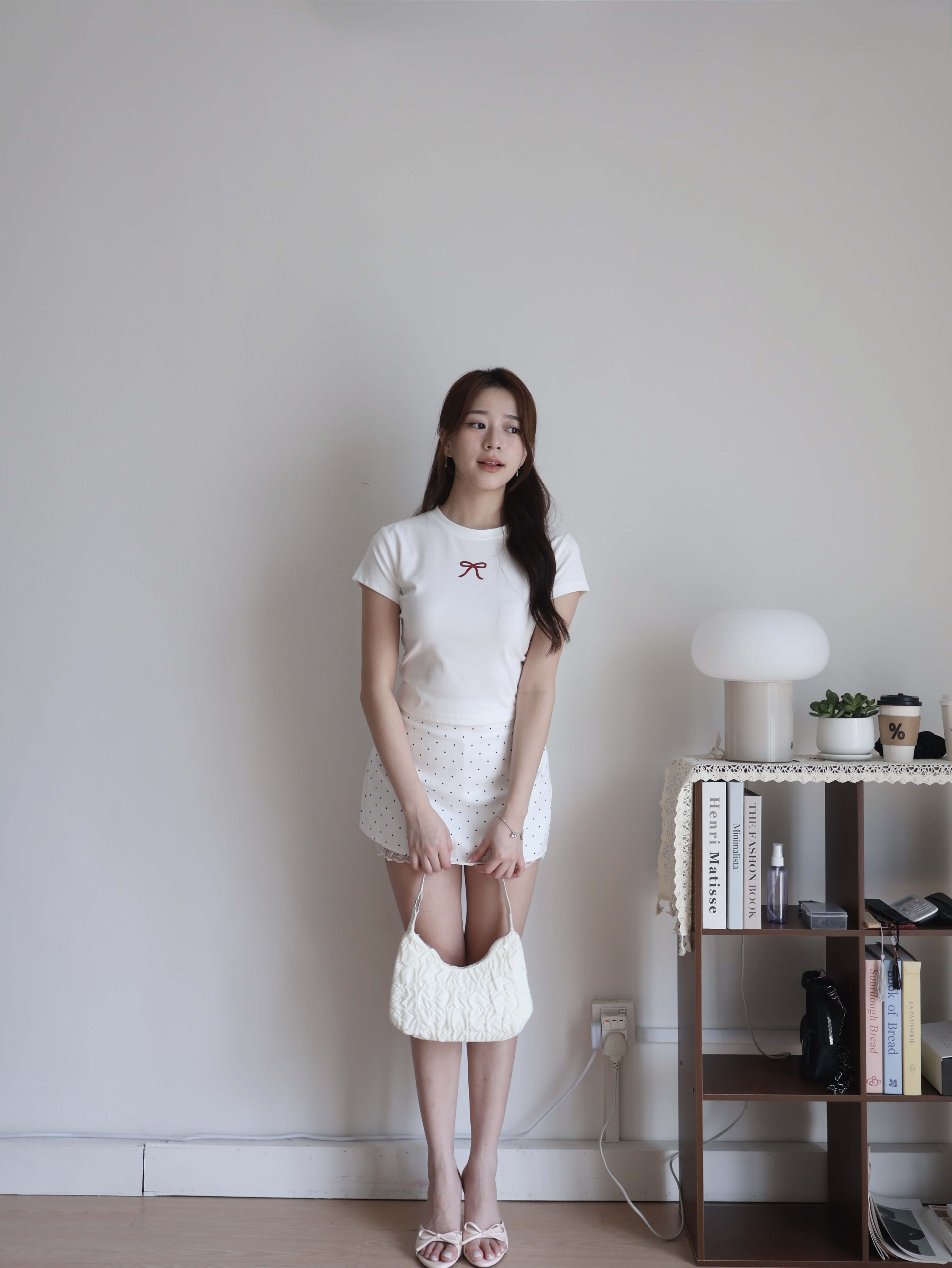 Nabi Cropped Top | White
