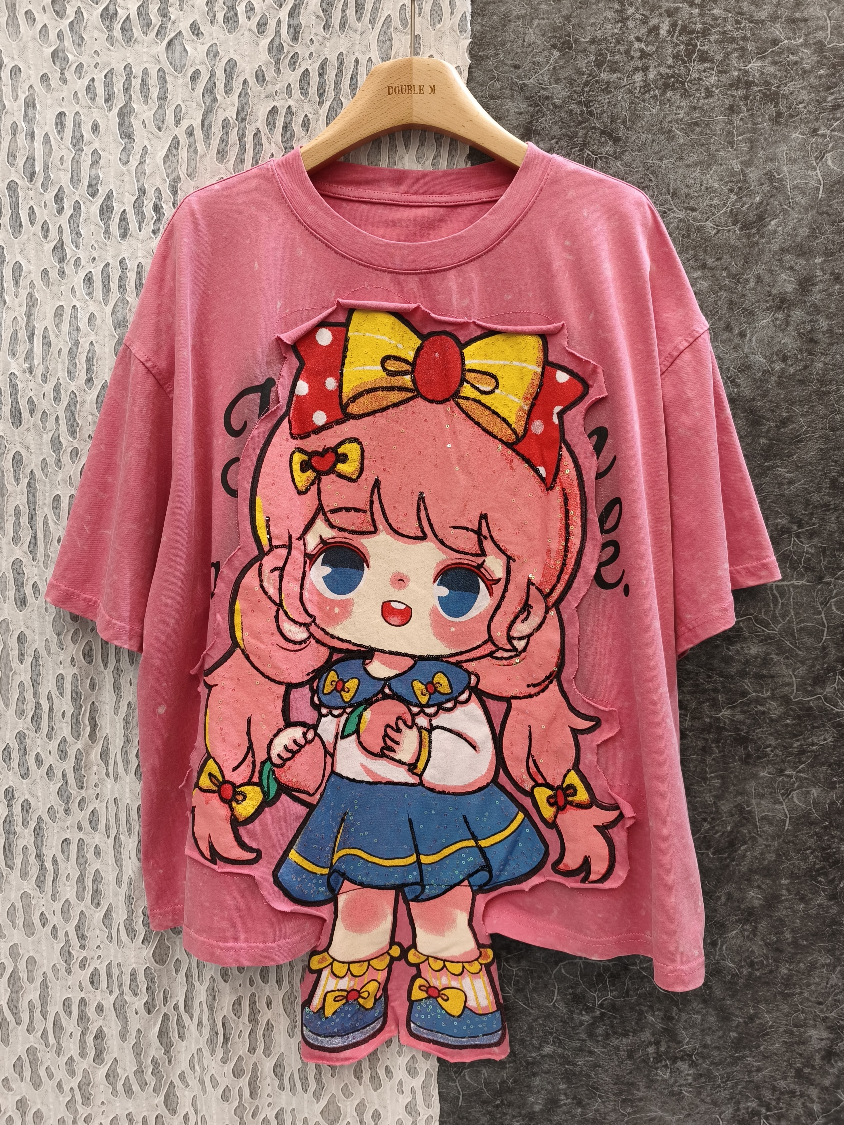 粉紅髮小女孩T