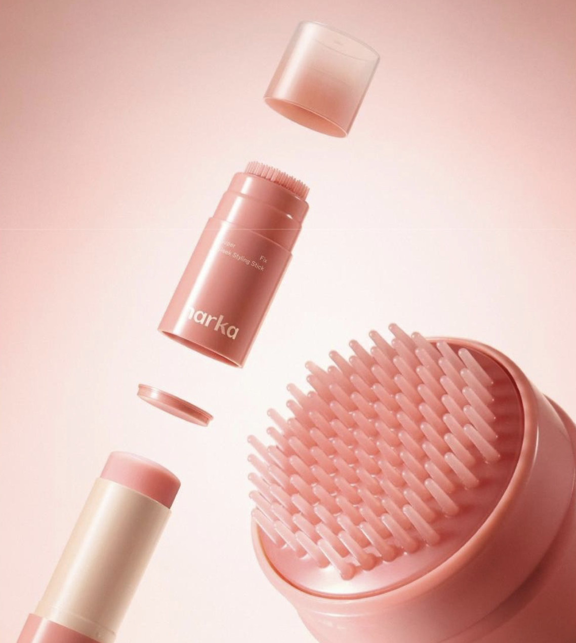 韓國 Narka Super Fix 純素 雙頭 純素滑順 髮蠟棒 ｜Sleek Styling Stick