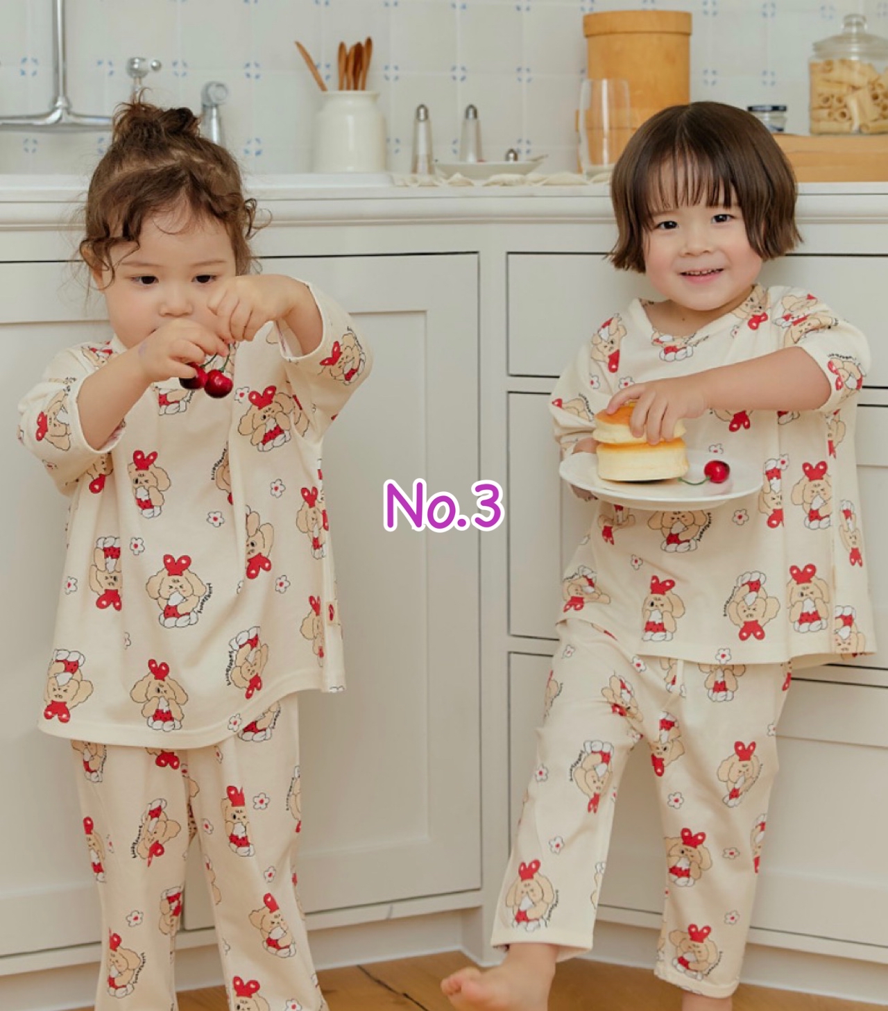 kikistory 棉+莫代爾9分袖家居服【獨家發售!】 (預訂10-14日到貨)