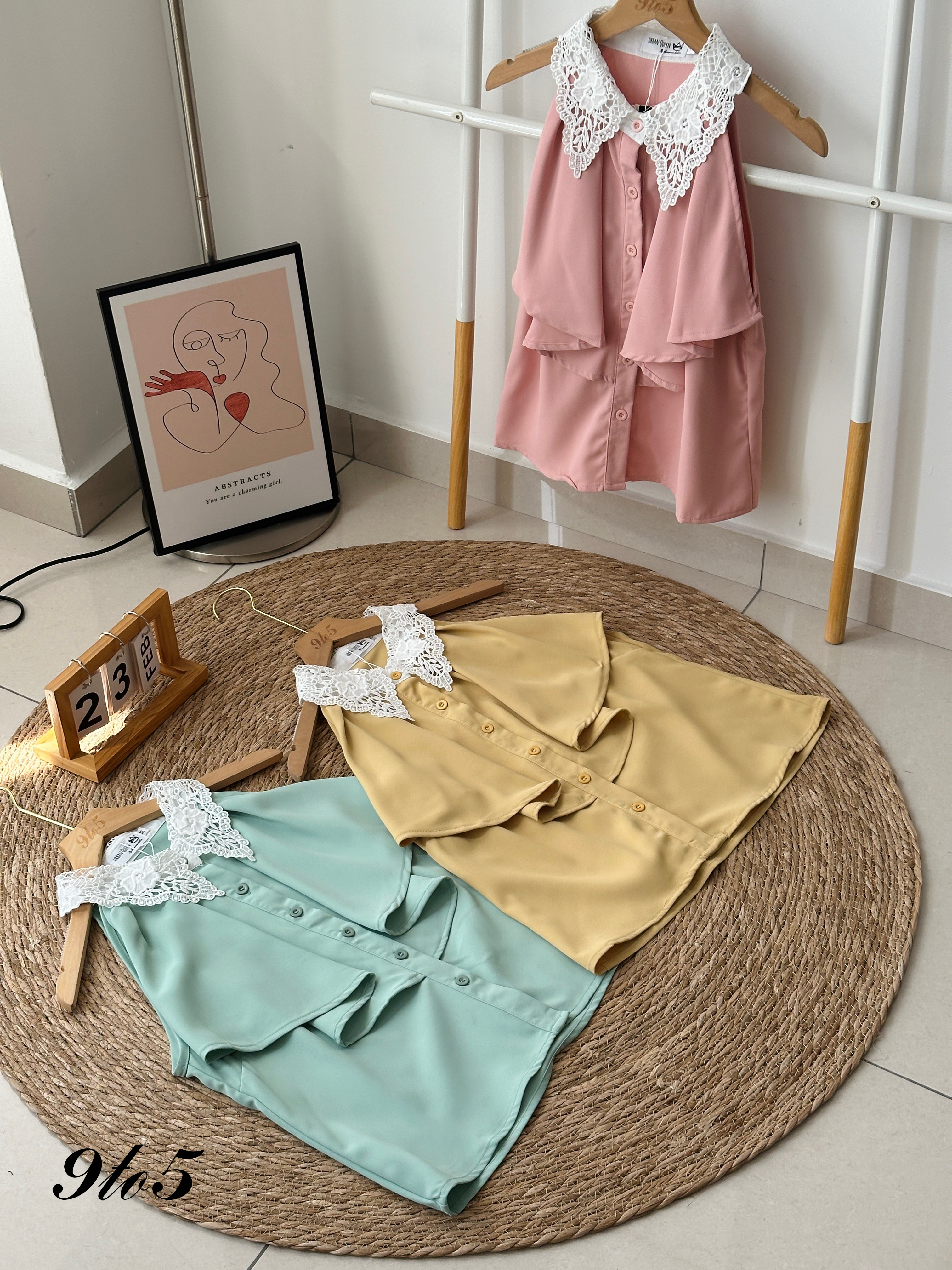 T3962 Halter Neck Ruffle Top - 3 Colors