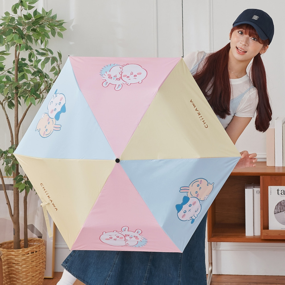 📦訂購 台灣限定 Chiikawa 吉伊卡哇 Umbrella 黑膠自動雨傘 縮骨遮🌂