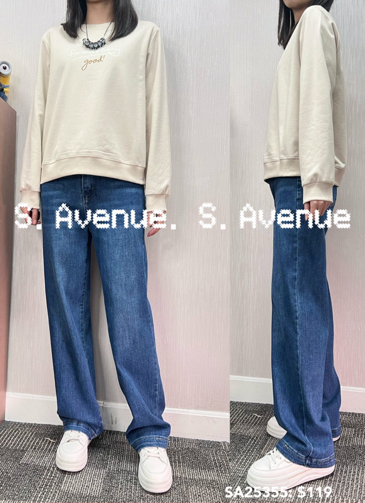 SA25355: 長袖英文字衞衣