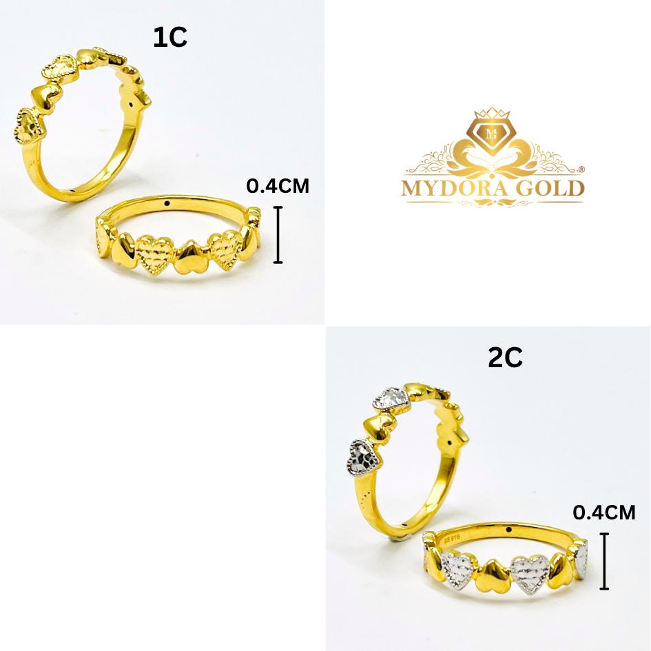 MYDORA Cincin Love Glow (5G) l EMAS 916/22K