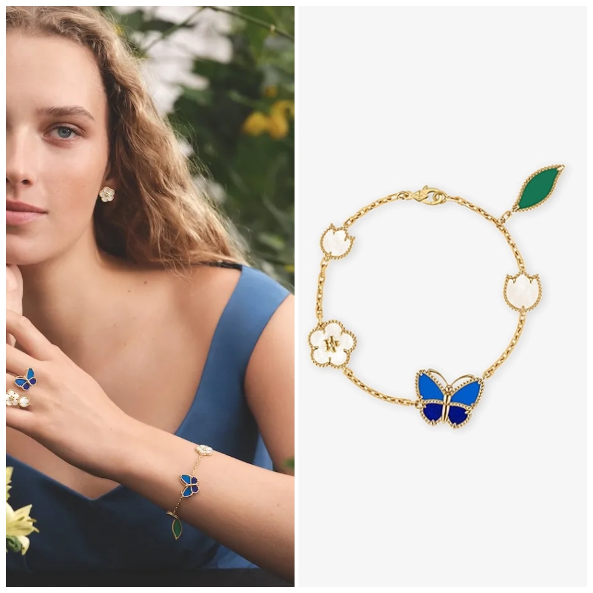 Van Cleef & Arpels Lucky Spring系列蝴蝶手鏈