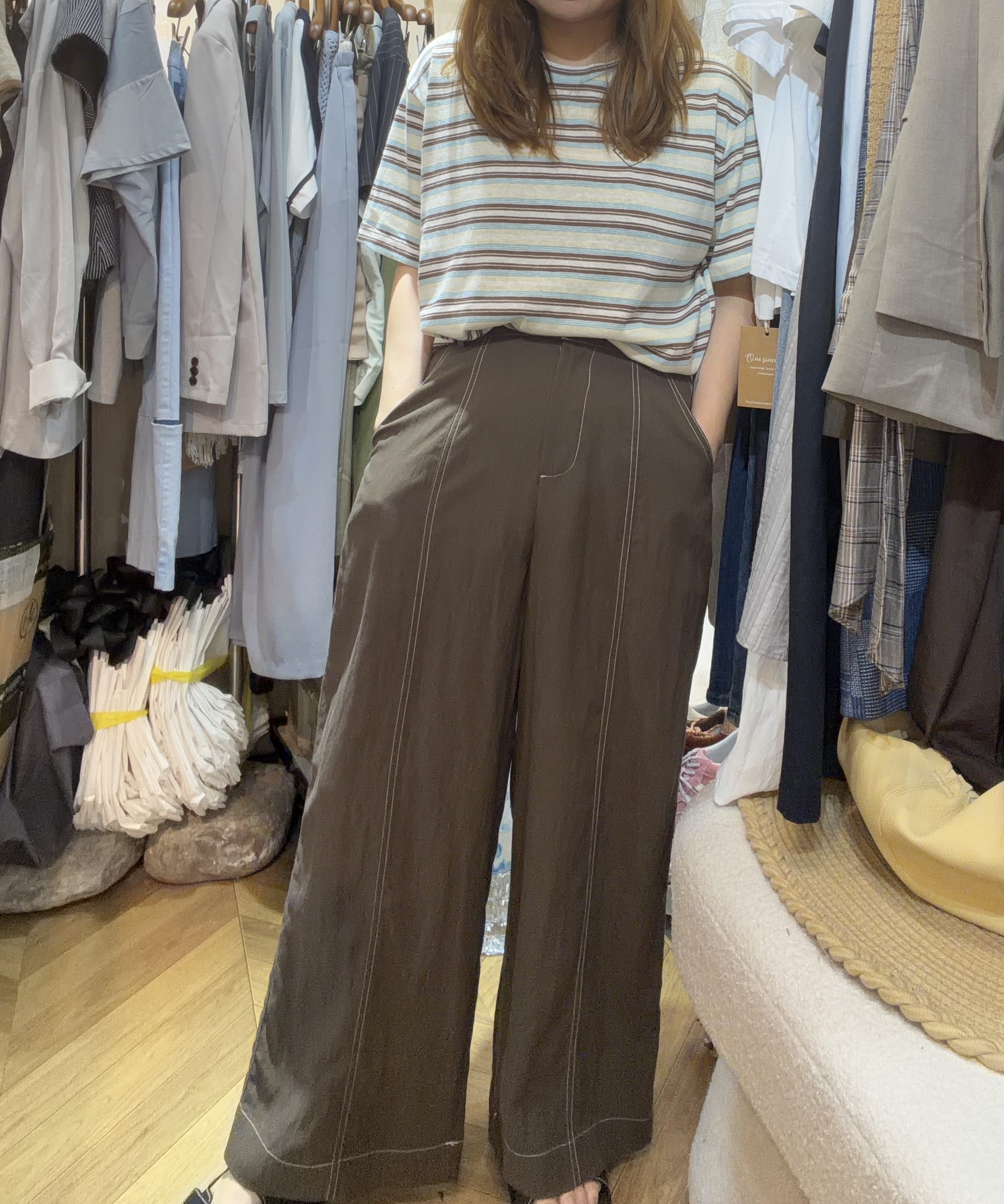 PT38 ✨明線薄布長褲