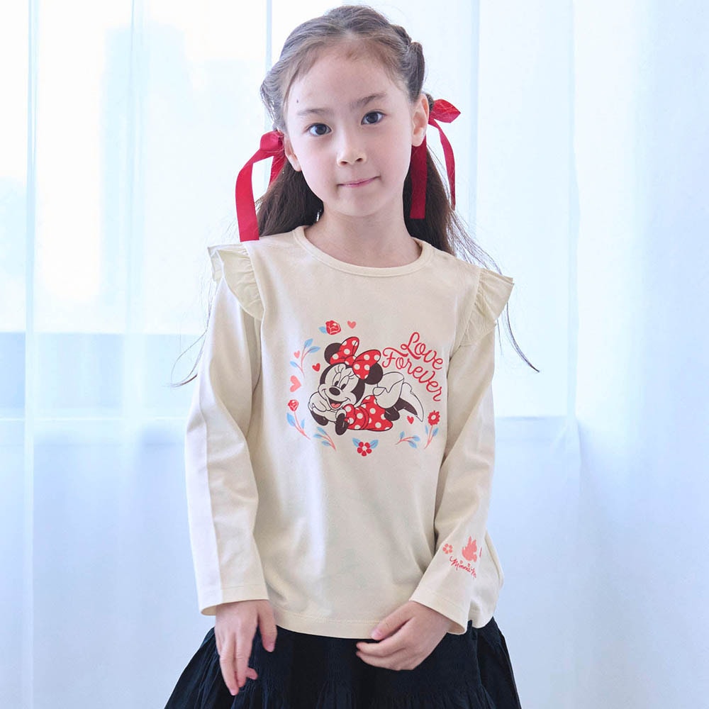 🆕【⭐訂購⭐】🇯🇵 日本直送 🌀#DisneyPrincess 荷葉邊肩 長袖T恤［3款選］🌀[PLHA-0084] [260923]