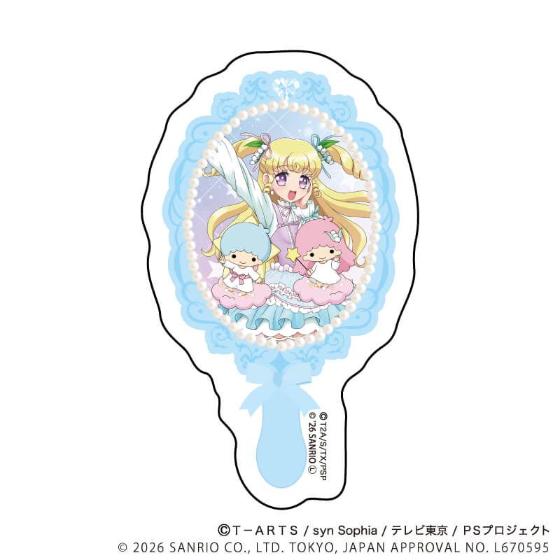 閃貼紙 星光少女&星光樂園&星光頻道 Pretty Series ×Sanrio #P-PIG0202 [A3] (PRE-ORDER) [2026/07]