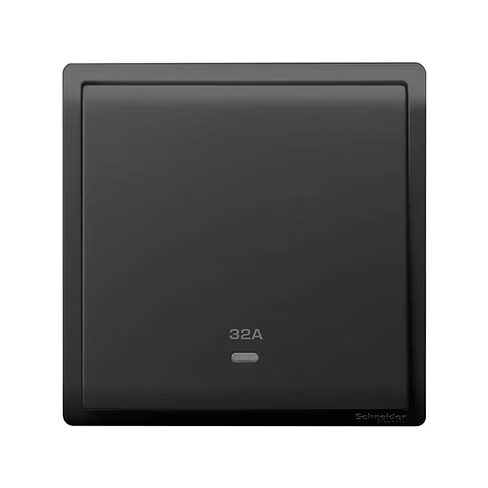 施耐德 Pieno 寫意黑 32A單位 燈曲