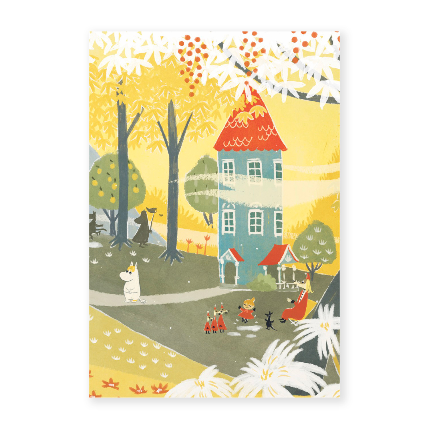 Moomin姆明 - 明信片 (黃色高塔款)